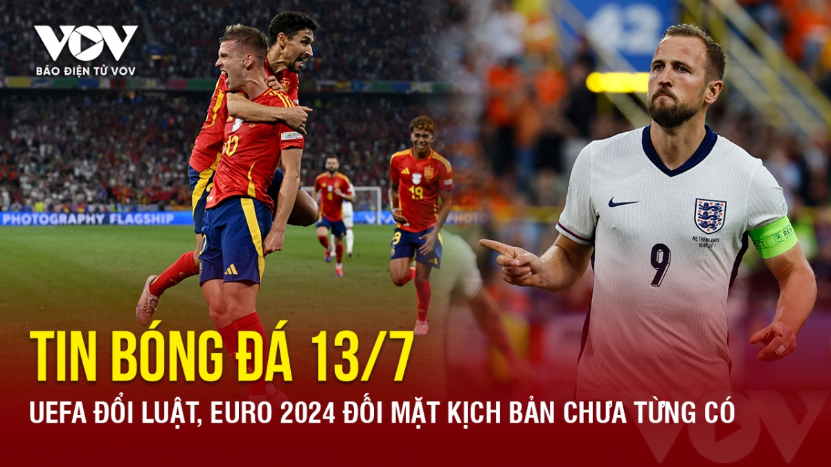 Tin bóng đá 13/7: UEFA đổi luật, EURO 2024 đối mặt kịch bản chưa từng có